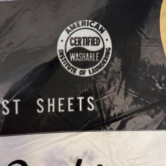 NOS Royal Orchid Texmade Vintage Twin Flat Sheet 72" x 100" Finished - Picture 9 of 10